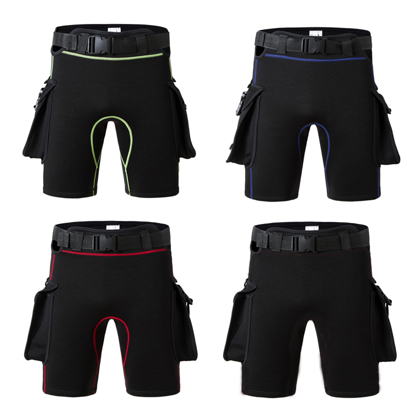 Tactical diving shorts snorkeling jellyfish swimming drifting speed dry sunscreen waterproof diving suit split male