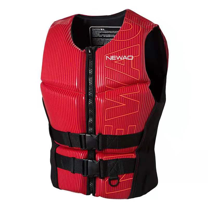 Ultra Fat Large Size Adult Life Jacket Surf Tail Wave Marine Morrowing Large Buoyancy Short version waistcoat Waistcoat Leather Canoeing Vest