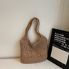 Spring Straw Beach Large Capacity Versatile Underarm Bag