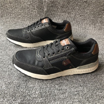 Foreign trade tail single light mens leather shoes lace-up breathable Mens shoes stitching shoes British casual board shoes student sports shoes