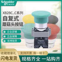 Schneider Green Mushroom head start button XB2BC31C Self-reset switch XB2BC42C Red stop