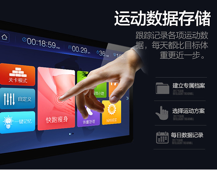 Mô hình máy chạy bộ gia đình W999 đơn giản đa chức năng mini siêu yên tĩnh thiết bị tập thể dục điện - Máy chạy bộ / thiết bị tập luyện lớn may chay bo tren khong