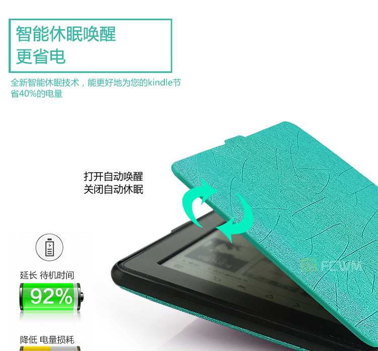 Vỏ bảo vệ mới FCWM kindle paperwhite3 / 4 nắp bảo vệ 958 eBook KPW4 vỏ mỏng 3 bao da - Phụ kiện sách điện tử ốp lưng máy tính bảng samsung