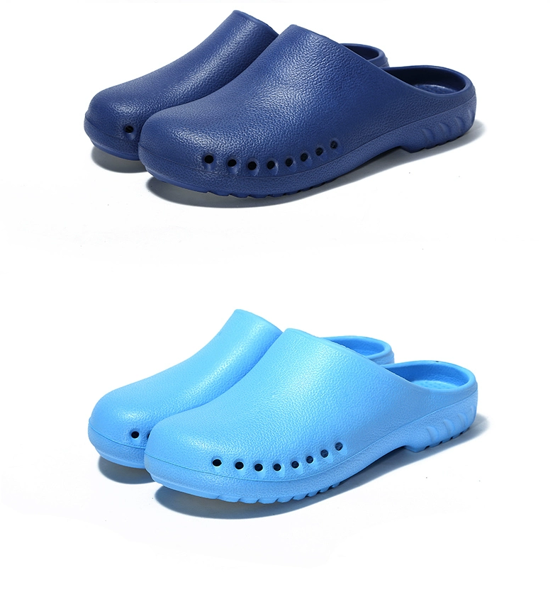 Surgical shoes non-slip protective shoes for men and women operating room slippers work flat shoes medical nurse experimental slippers toe cap