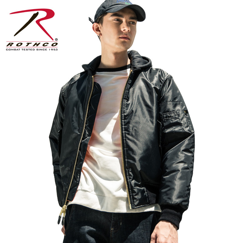 (Break Code Clear Cabin) American Classic Short Flight Jacket Autumn Winter Warm MA1 Cotton Suit Coat Large Size