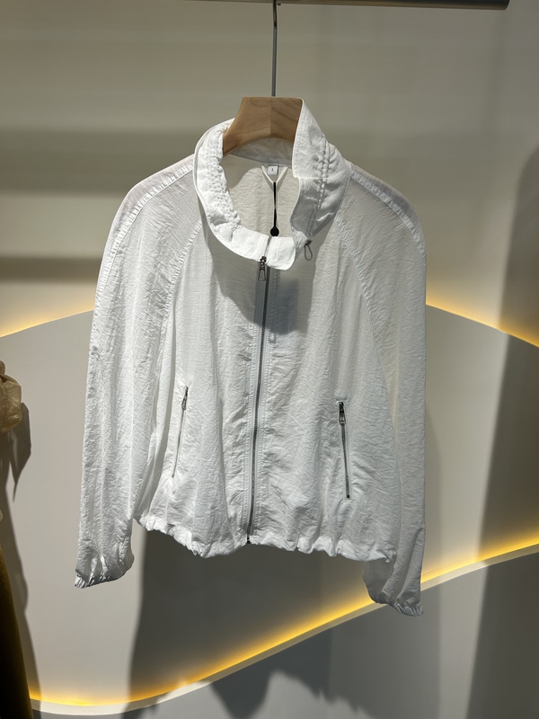 Yage Mall's Same Style Ylx8705 Fashionable and Elegant, Age-Reducing, Slimming, Versatile Ruffle Collar Drawstring Short Sun Protection Clothing