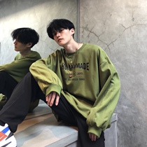 (cuibuju pick up leak spike) Autumn and winter plus velvet pullover printing sweater normal price 98 spike price 58