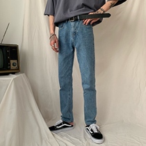 cuibuju Korean version Summer Classic Pants Style Slim Fit Straight Drum Slim Fit 100 Chic Loose Straight Drum Pants