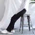 MALE SHOP mùa thu đông Hàn Quốc phiên bản 17 mới màu đen thuần mỏng lỏng lẻo quần âu nam phù hợp với quần ống thẳng bộ suit nam Suit phù hợp