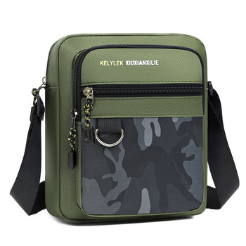 Men's large-capacity casual crossbody bag korean style shoulder bag oxford canvas business shoulder bag trendy small backpack men's bag