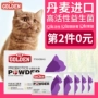 Gudeng Pet Cat Tiêu hóa Po Cat Điều hòa tiêu chảy Tiêu hóa Nôn mửa Đan Mạch Nhập khẩu Probiotic 5g * 5 túi - Cat / Dog Health bổ sung sữa cho mèo con mất mẹ