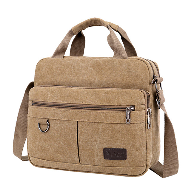 Men's Shoulder Bag Canvas Men Messenger Bag Backpack Casual Sports Bag Fashion Korean Trendy Cross Bag Briefcase Men