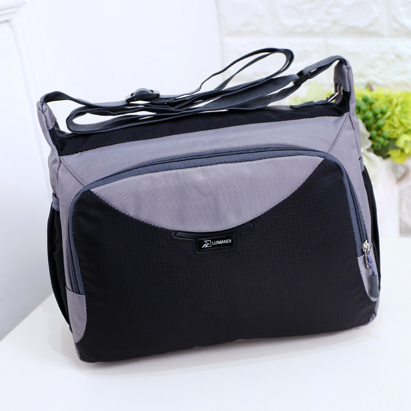 Single shoulder bag men's skewed bag large capacity banner leisure sports backpack female student bag skewed male bag