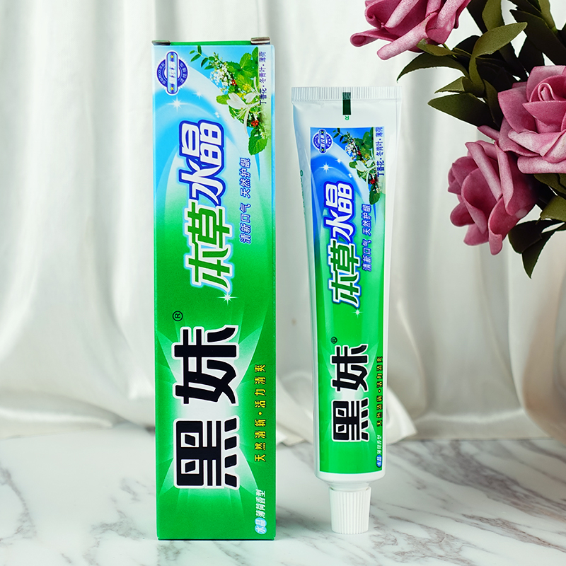 90g Black Brother-in-law Ben Grass Crystal Toothpaste Old Brands Winter Green Mint Fragrant type dispel breath lasting fresh