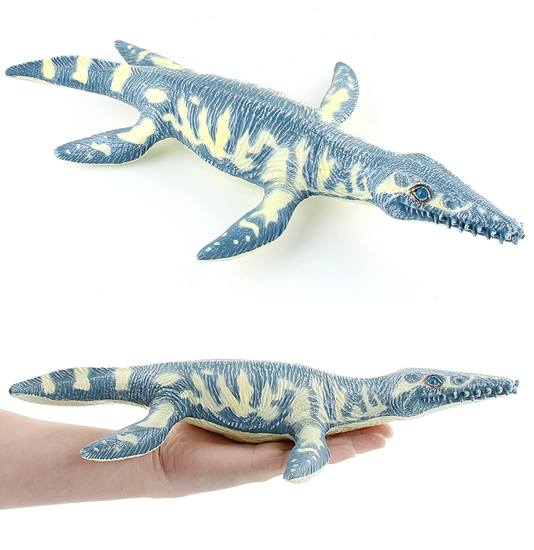 Đồ chơi khủng long mô phỏng bằng cao su mềm cho trẻ em Động vật biển cổ đại Cá Dunn’s Mosasaur Liopleurodon - Đồ chơi gia đình