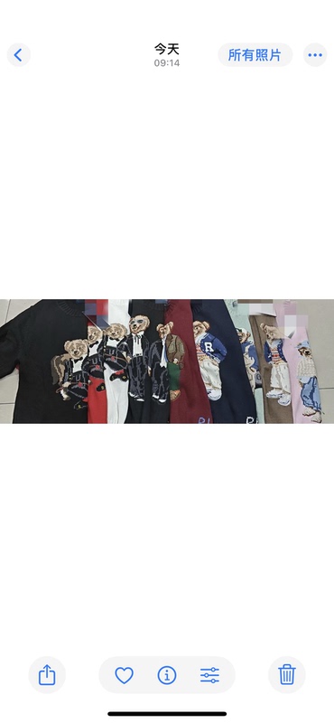 Women's Bear Short-Sleeved Sweater