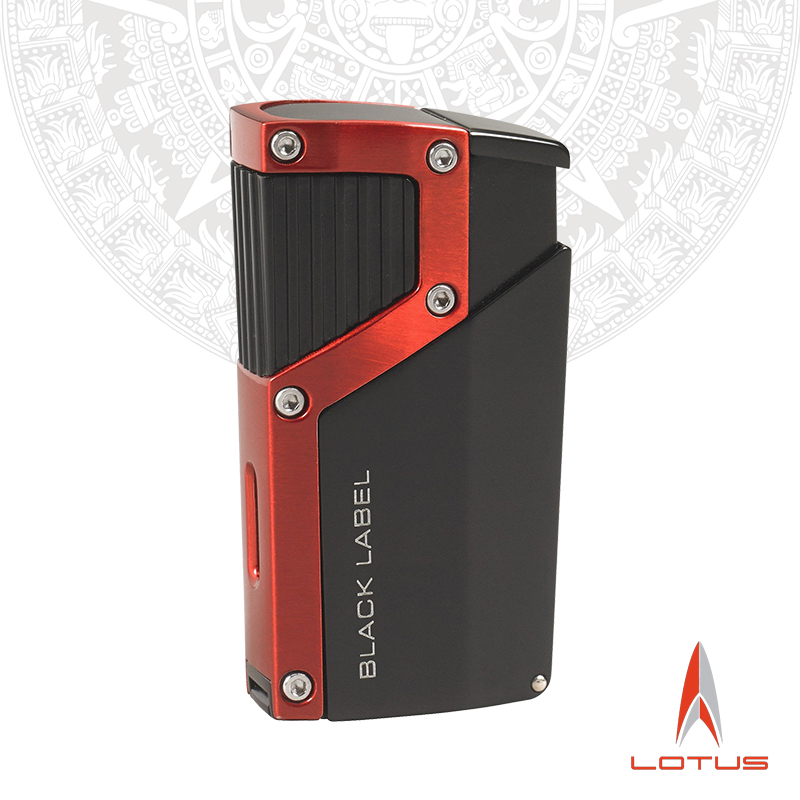 Lotus Lotus Inflated Windproof Four Jets Flame Cigar Cut Men Imported Cigar Lighter Creative Gifts