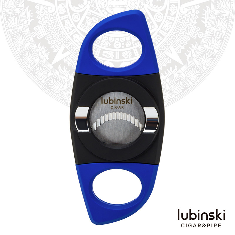 Lubinski cigar scissors portable large caliber jagged cigar tooth personality shaped sharp blade