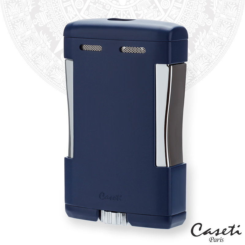 Caseti France Caserty three straight fire inflatable zinc alloy cigar lighter personality creative gift lighter