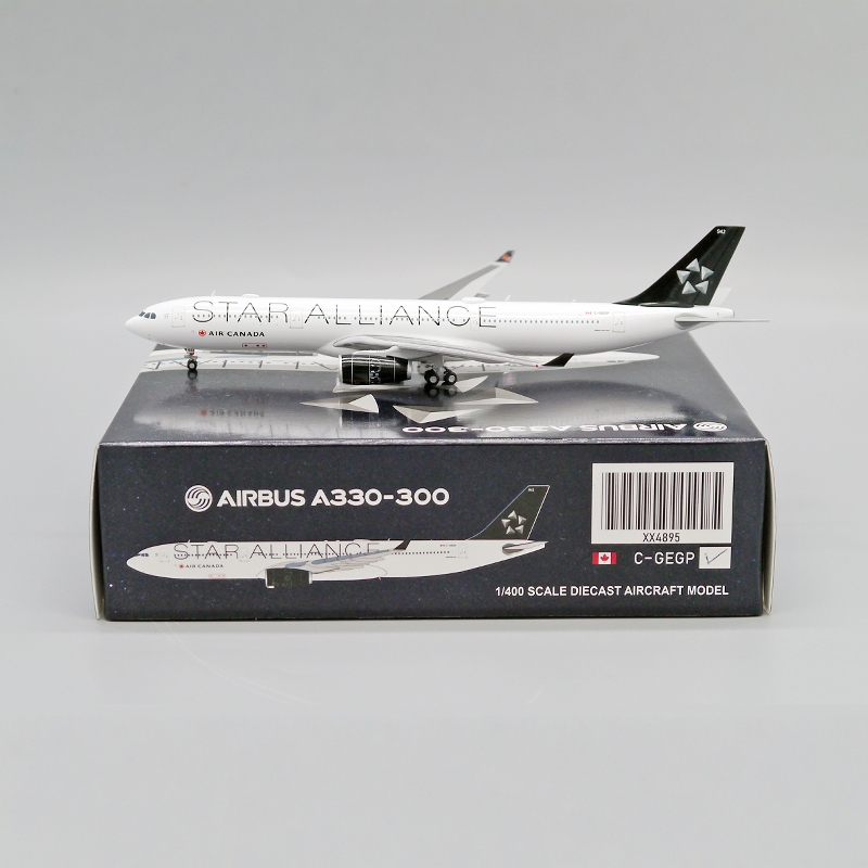 Jc Wings Xx4895 Air Canada A330-300 C-Gegp Star Alliance Aircraft Model