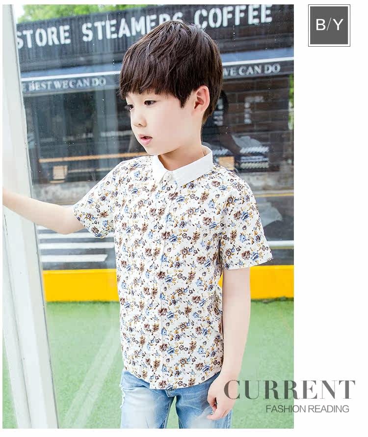 Chemise garcon à manche courte - Ref 2077502 Image 16