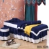 vẻ đẹp quảng cáo salon Beauty khăn trải giường denim thẩm mỹ viện bedspread và liệu pháp xoa bóp vận chuyển massage giường bìa - Trang bị tấm Trang bị tấm