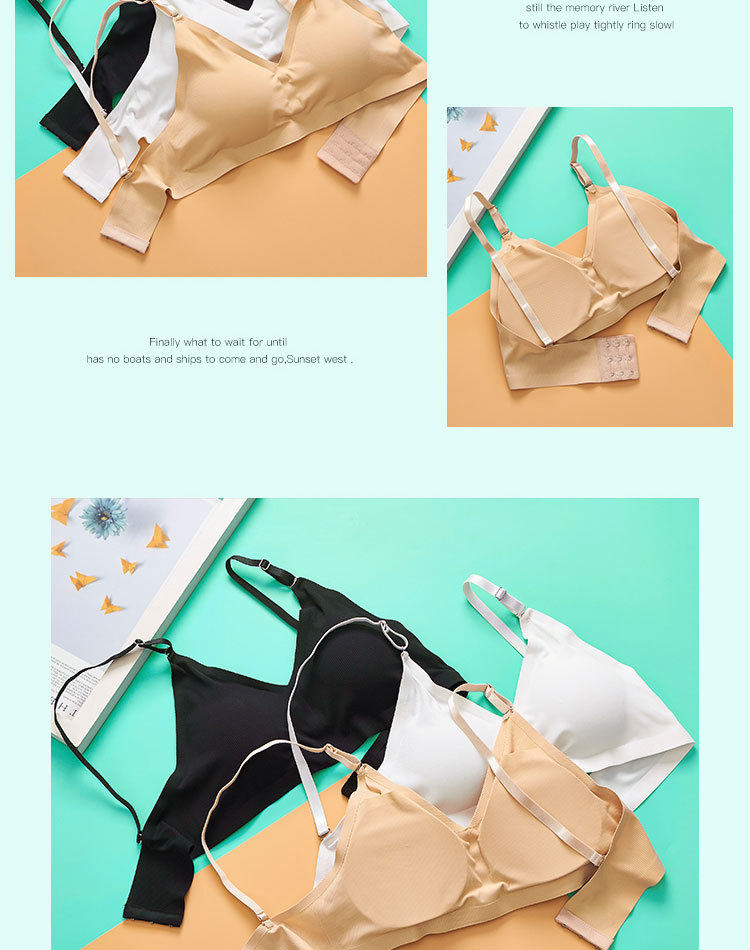 Нижнее белье, поддерживающий бюстгальтер без косточек, шелковый сексуальный бюстгалтер, для транссексуалов 
