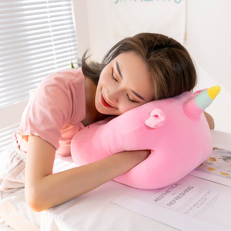 Multifunction Student Afternoon Nap Theorist Cartoon Hand Warm Afternoon Rest Pillow Office Groveling Pillow Back Cushions Adult Warm Hands Pillow