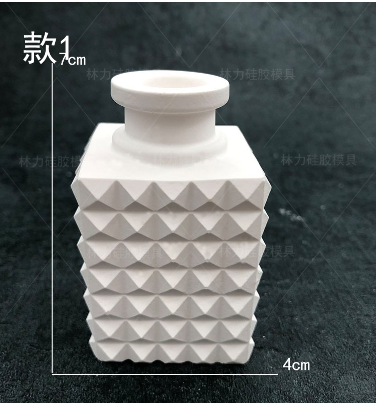 Bình hoa ba chiều silicone khuôn hướng dẫn tự làm hoa bình hoa hương liệu thạch cao khuôn châu Âu trang trí nhà khuôn bánh nhúng