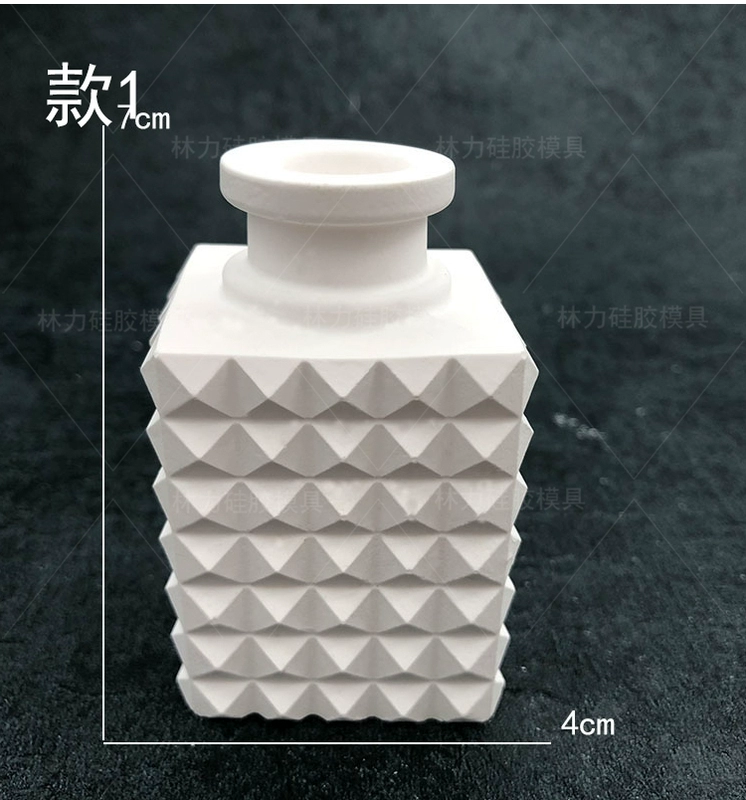 Bình hoa ba chiều silicone khuôn hướng dẫn tự làm hoa bình hoa hương liệu thạch cao khuôn châu Âu trang trí nhà khuôn làm bánh trung thu