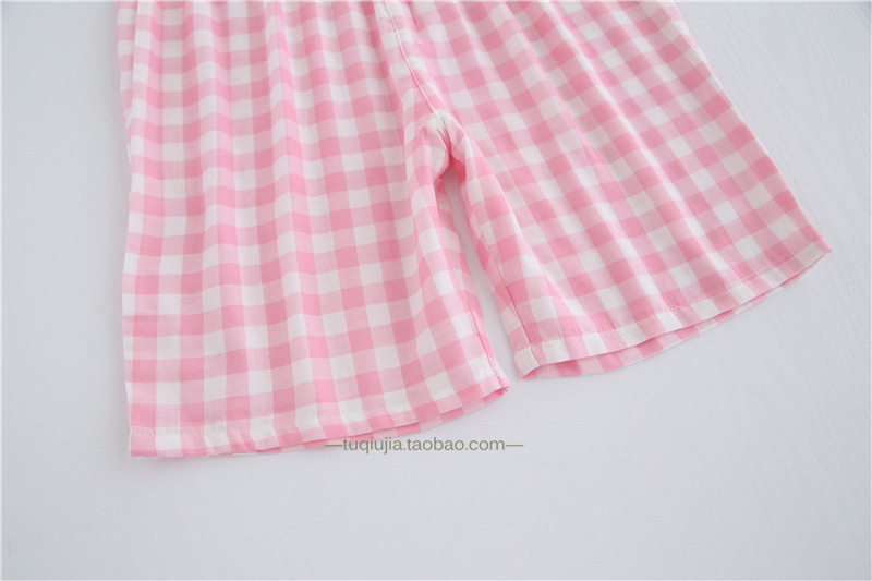 Mùa hè cotton quần short đôi gạc quần pajama cộng với phân bón XL chất béo MM200 kg điều chỉnh nhà quần phụ nữ mang thai