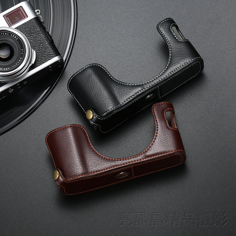Suitable for X100F camera X100 X100 X100S X100T X100V X100V leather base micro single eye camera portable protective sleeve