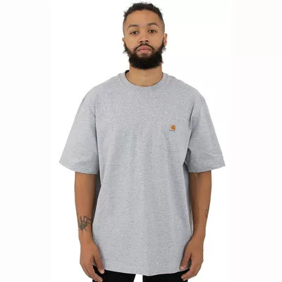 Спортивная майка Carhartt K87 Summer Pocket T -shirt мужская нижняя рубашка свободная рабочая короткие рукава