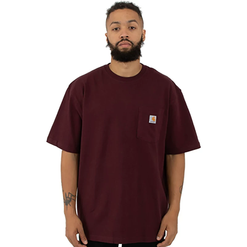 Спортивная майка Carhartt K87 Summer Pocket T -shirt мужская нижняя рубашка свободная рабочая короткие рукава