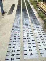 Steel plate ruler 1 meter large character ruler 5 meters water position Ruler 6 meters thick line Ruler 2 meters