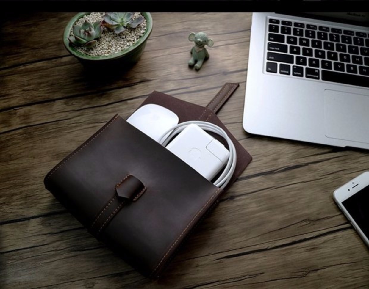 Microsoft / Apple MacBook phụ kiện máy tính xách tay túi Power Pack điện lưu trữ kỹ thuật số túi da chuột - Lưu trữ cho sản phẩm kỹ thuật số hộp đựng tai nghe sony