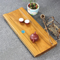 Small and beautiful green sandalwood tea tray whole solid wood simple flat creative tea set tea table tea tray tea tray special offer
