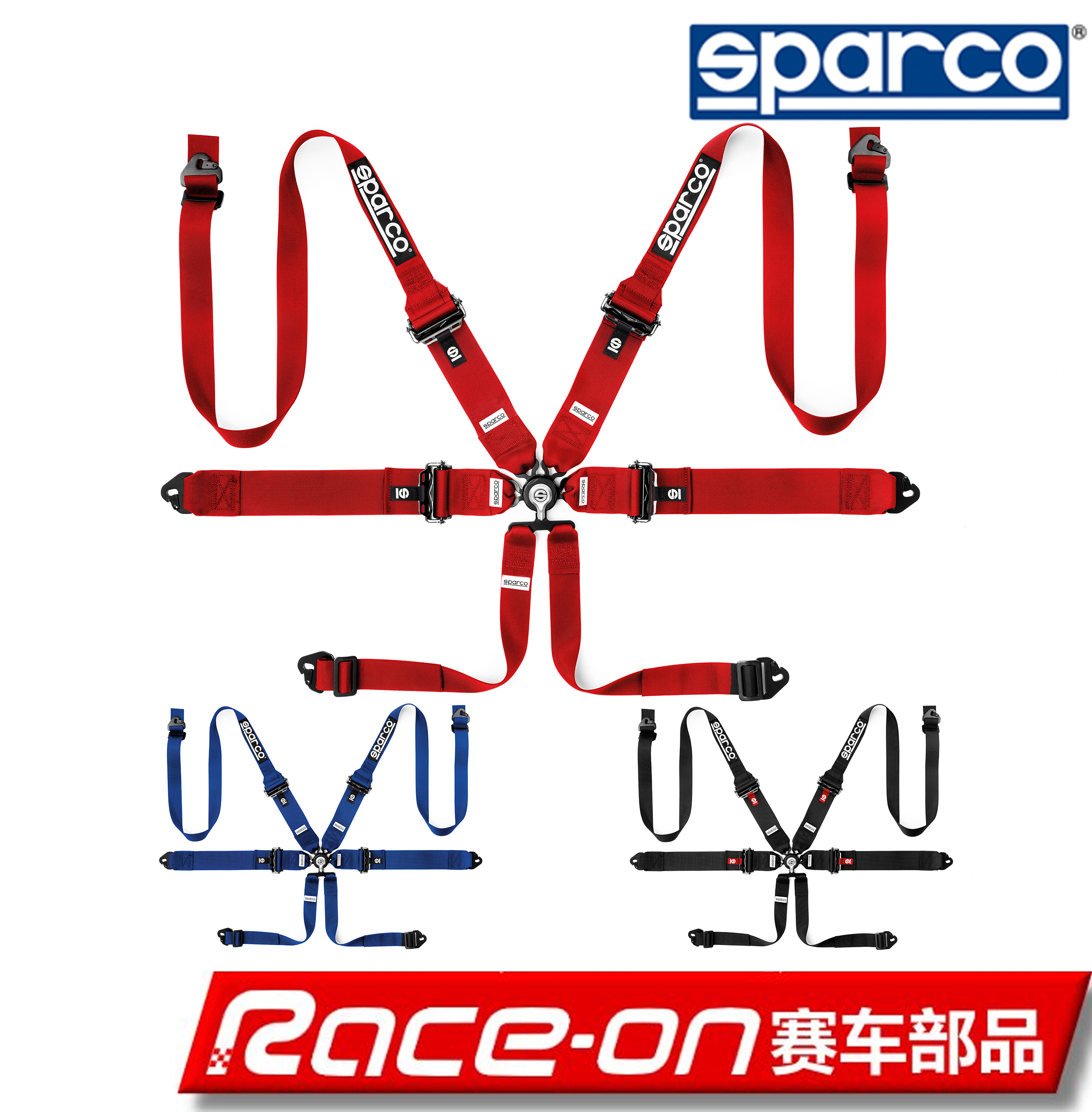 SPARCO 04818RHALPD1 Six-point seat belt