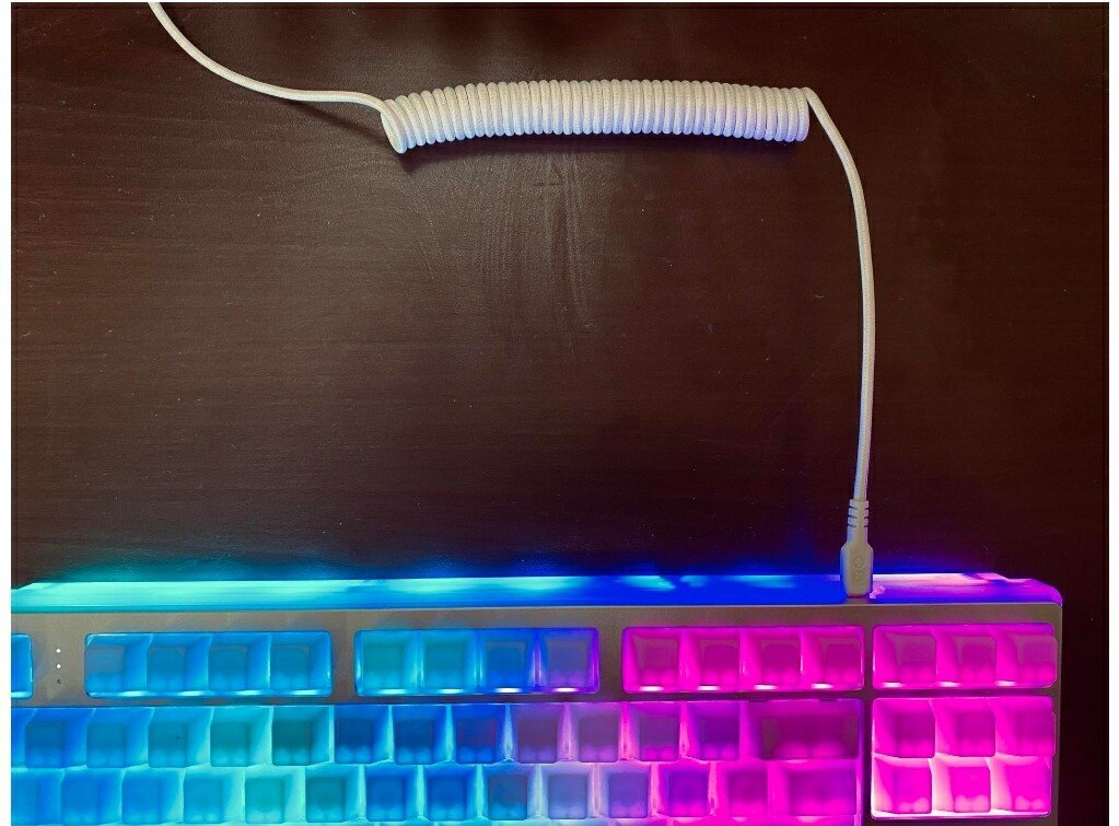 TX KEYBOARD Nylon Braided Spiral Data Cable