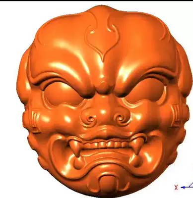 Jade carving stl figure round carving three-dimensional flat carving nuclear engraving machine four-axis stone wood carving animal face stone beast