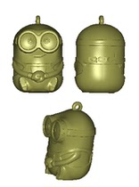 Fine carving STL round carving computer carving minion