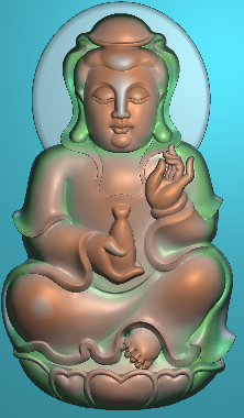 Finely carved figure jade carving figure 5053 jade carving Guanyin