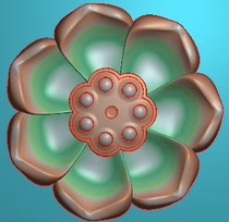 Finely carved jade carving computer carved three-dimensional lotus incense stick