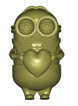 Fine carving stl love minion computer carving jade carving