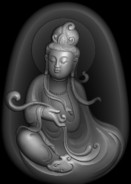 Excellent sculpture of jade carving computer engraving image ZGY0275