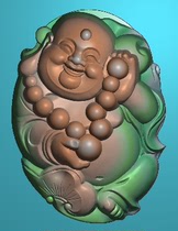 Finely carved jade carving 5502 wishful bead Maitreya Buddha