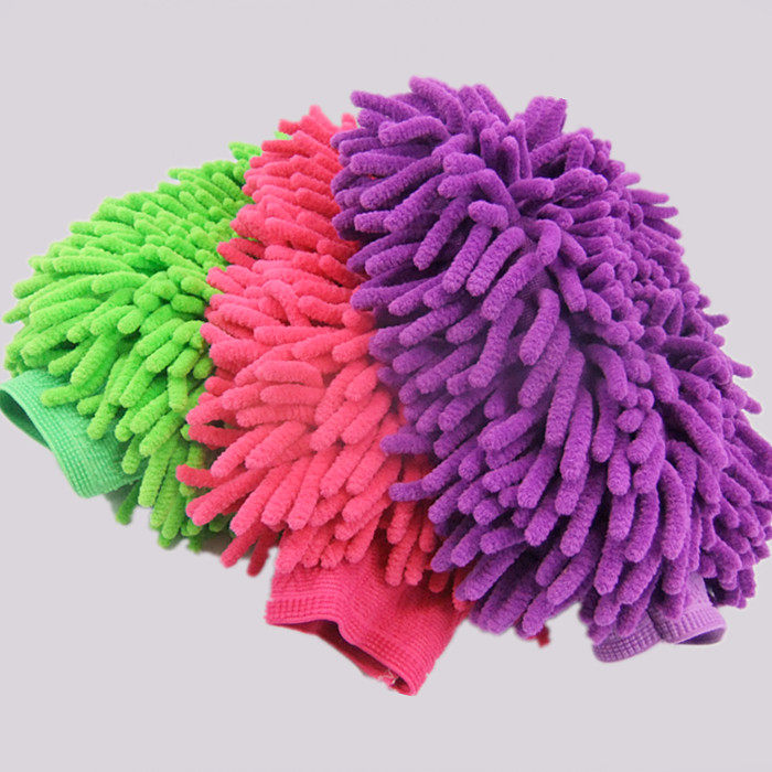 Step up double sided Syniel gloves Multi-functional wiping car washes without injury lacquered gloves cleaning gloves