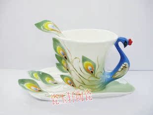 Handicraft Swing Accessories Creative Ceramic Tea Cup Decoration Wedding Home Wedding Celebration Coffee Cup Gift