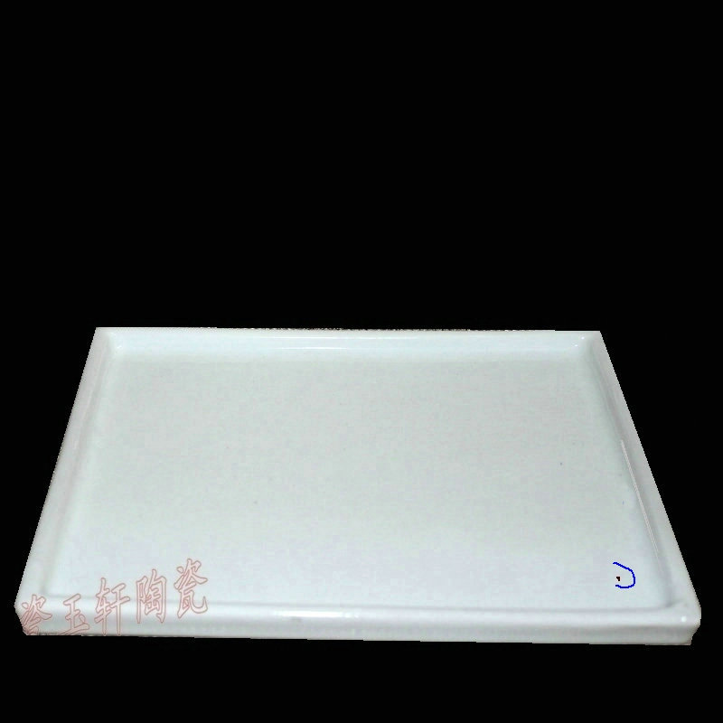 Ceramic (not imitation porcelain) rectangular flat cover tinted disc pigment toning disc (flawless product)