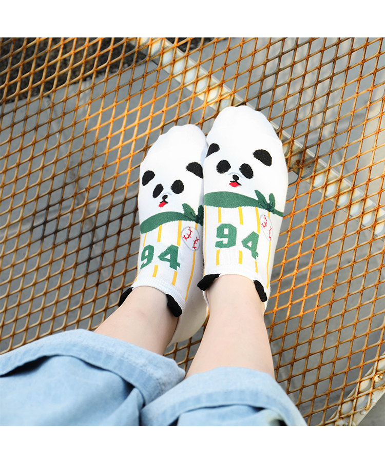 Rex Rabbit Socks Hàn Quốc Nhập Khẩu Bông Vớ của Phụ Nữ Dễ Thương Panda Chim Cánh Cụt Vớ Bóng Chày Phim Hoạt Hình Mèo Vớ ​​Sinh Viên